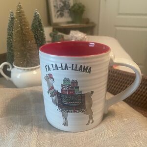 FALALA LLAMA White Mug by Spectrum Designz
